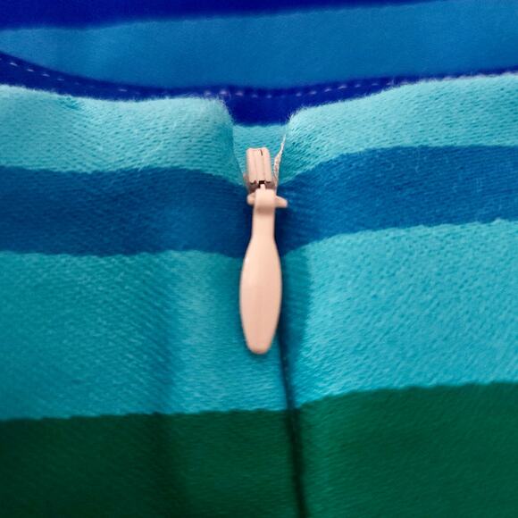 TALBOTS Petites A-line Pencil Skirt Coastal Nautical Stripes 10P NWT - Picture 4 of 4